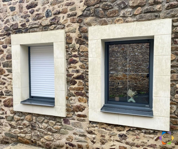 Rénovation deux fenêtres Novaltuce en dépose totale